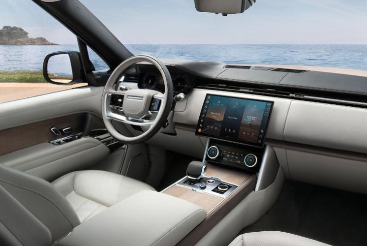 Land rover interior picture