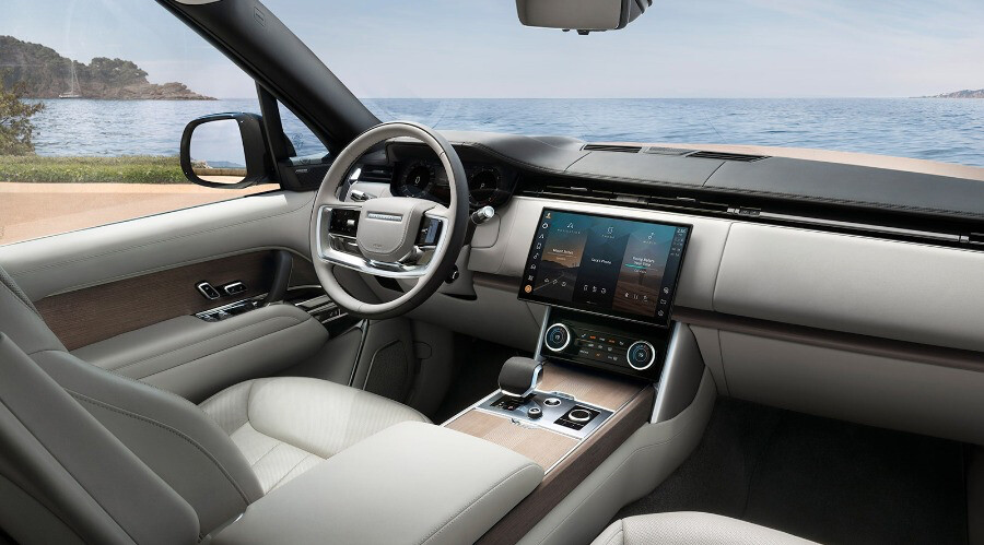 Land rover interior picture